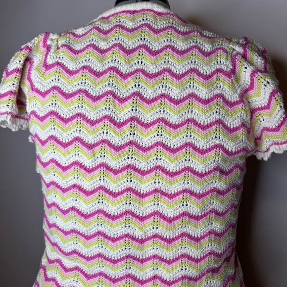 Torrid Pink White Knit Top - Picture 4 of 5